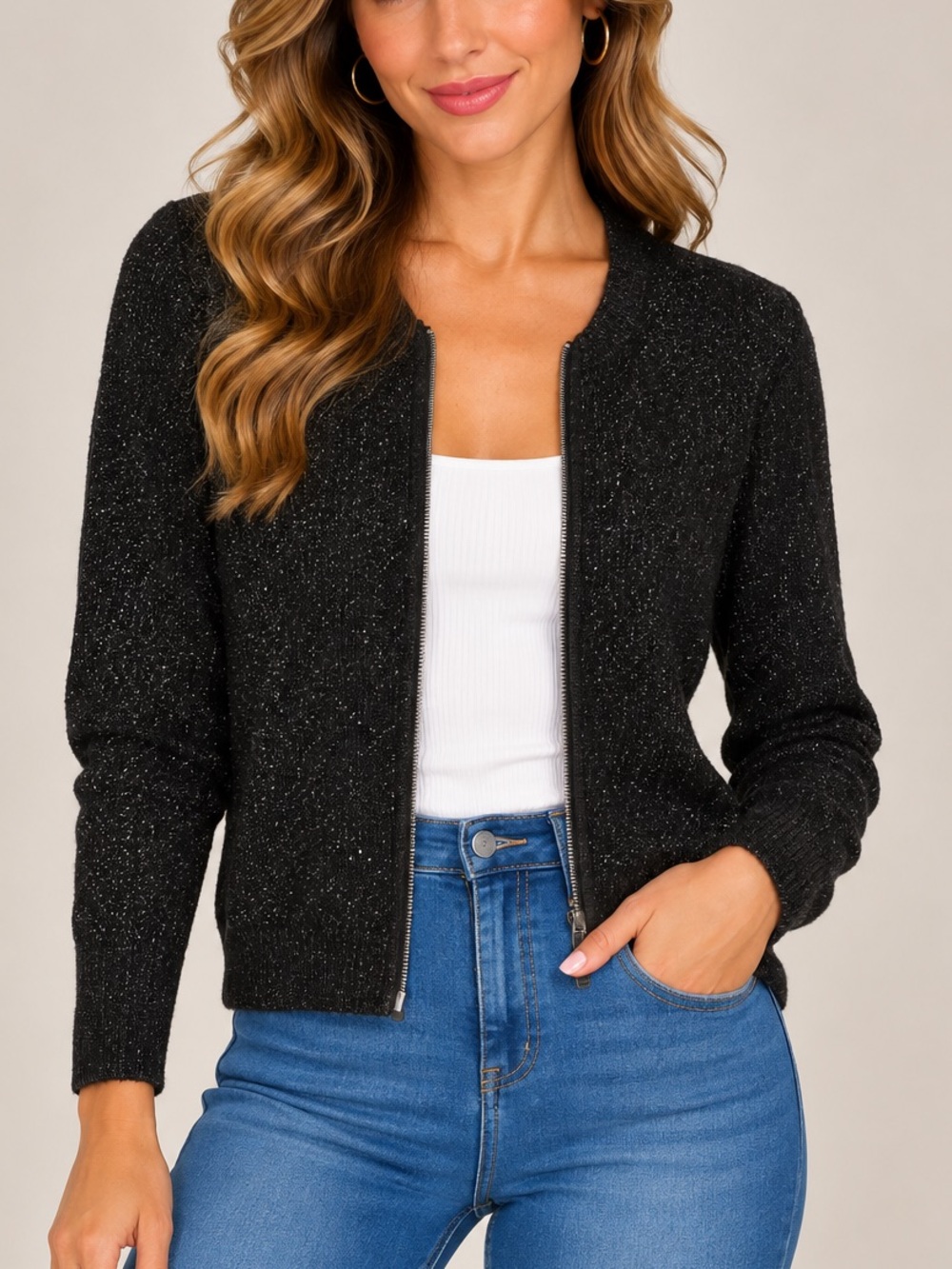 Vintage Retango‎ Zip Cardigan Hoody Sweater